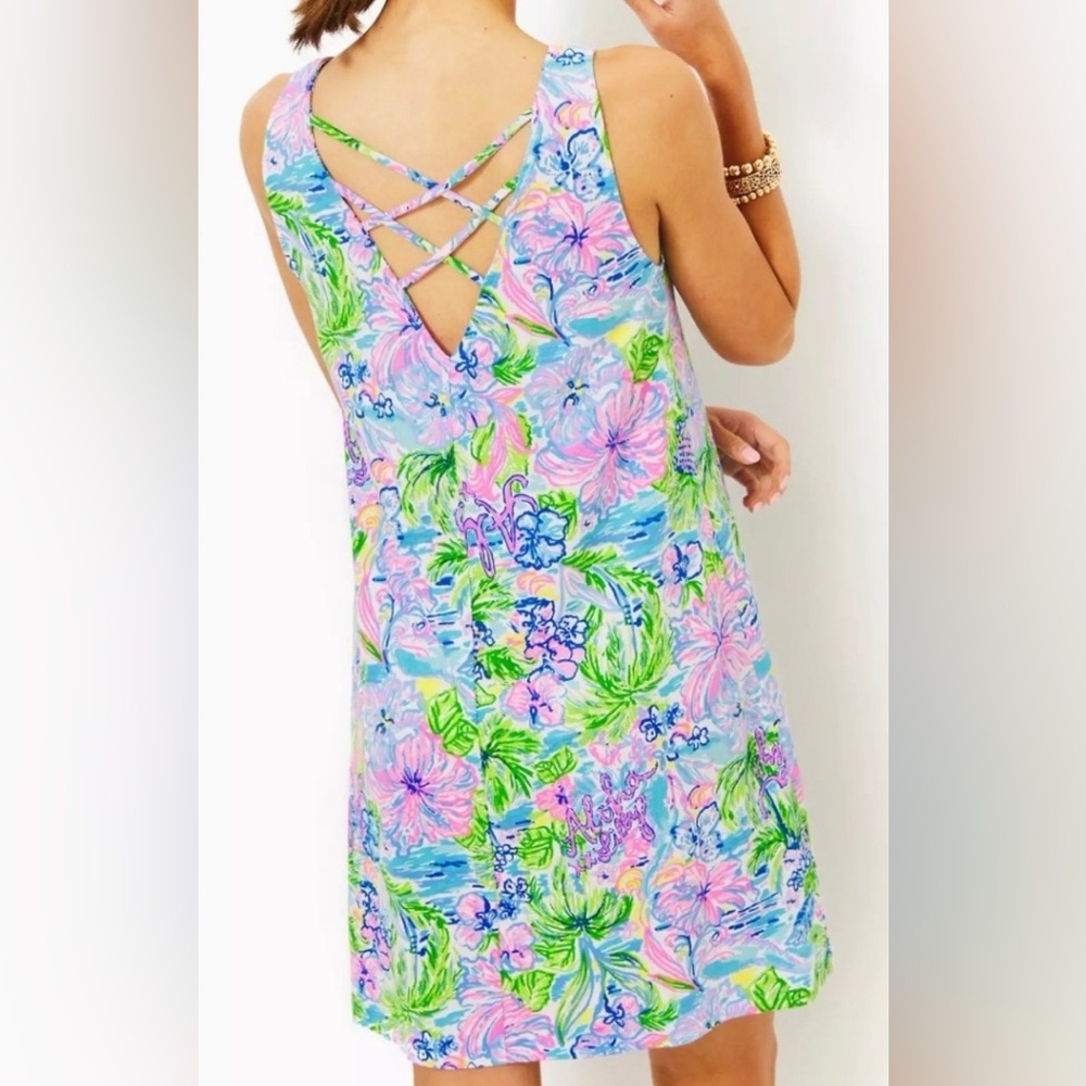 Lilly Pulitzer Vibrant Floral Mini Dress - Picture 3 of 7
